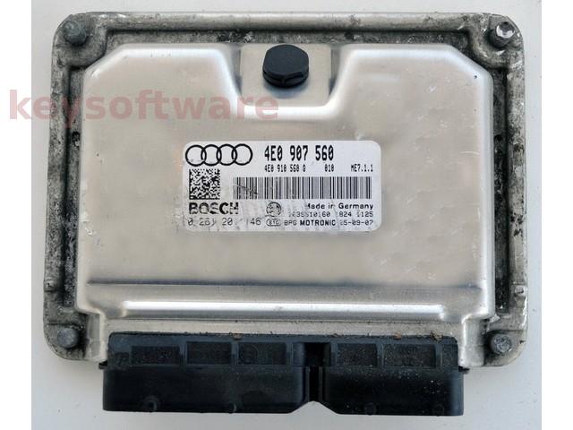 ECU Audi A8 4.2 4E0907560 0261201146 ME7.1.1 {