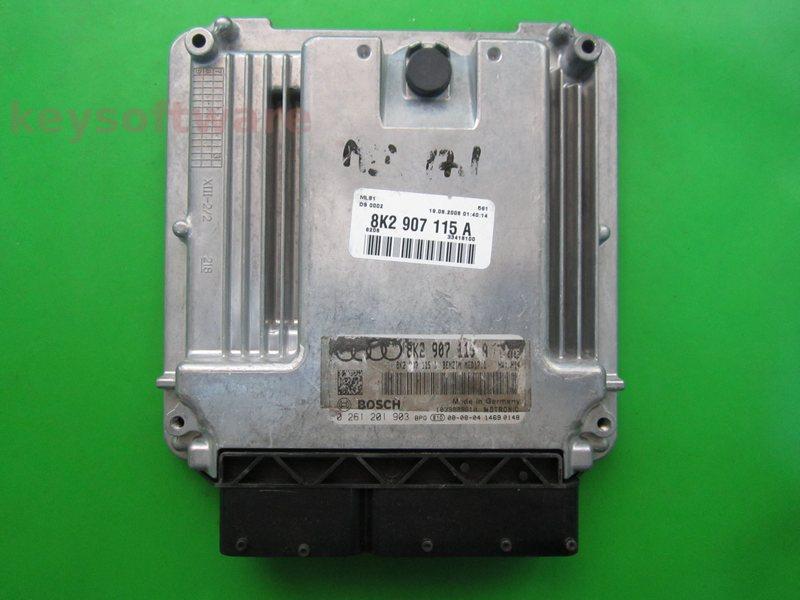 ECU Audi A4 2.0 8K2907115A 0261201903 MED17.1 H14