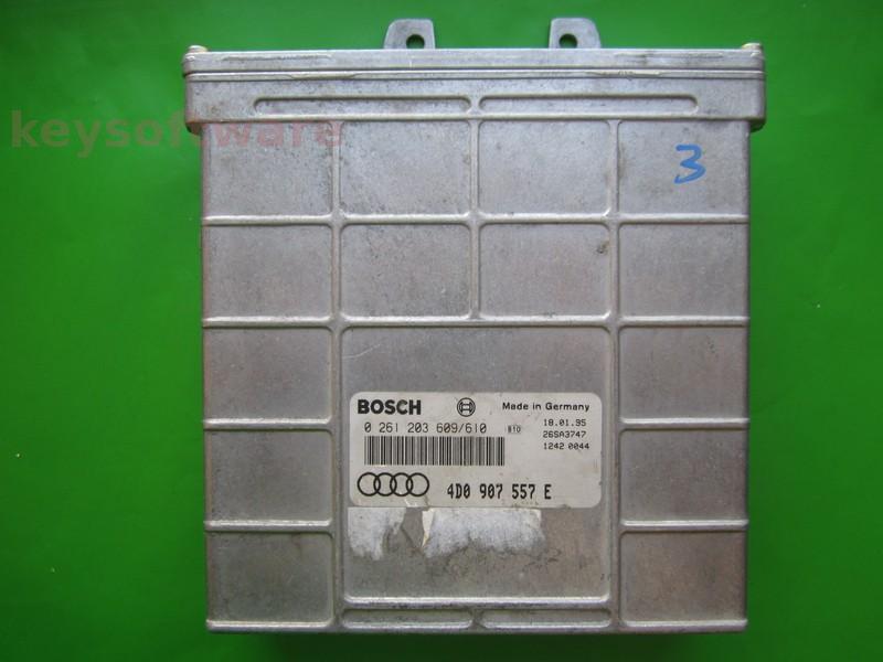 ECU Audi A8 4.2 4D0907557E 0261203609 M5.4