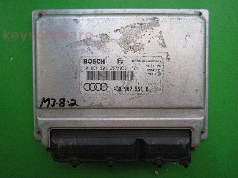 ECU Audi A6 2.8 4D0907551B 0261203958 M3.8.2 ACK