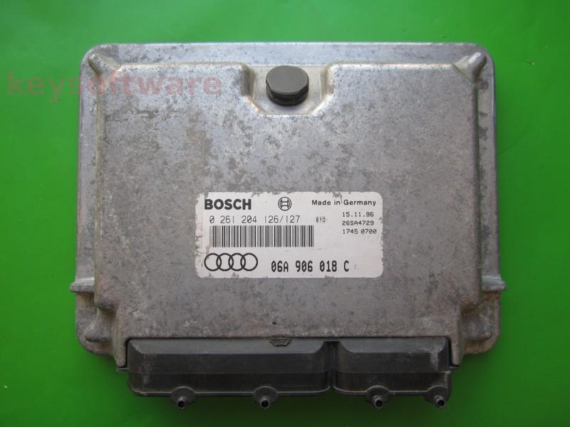 ECU Audi A3 1.8 06A906018C 0261204126 M3.8.2