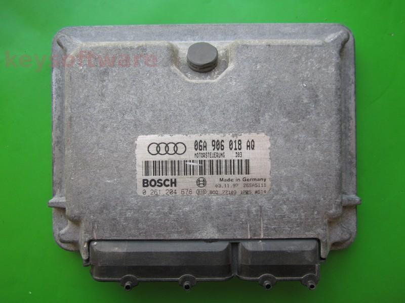 ECU Audi A3 1.8 06A906018AQ 0261204678 M3.8.3 AGU }