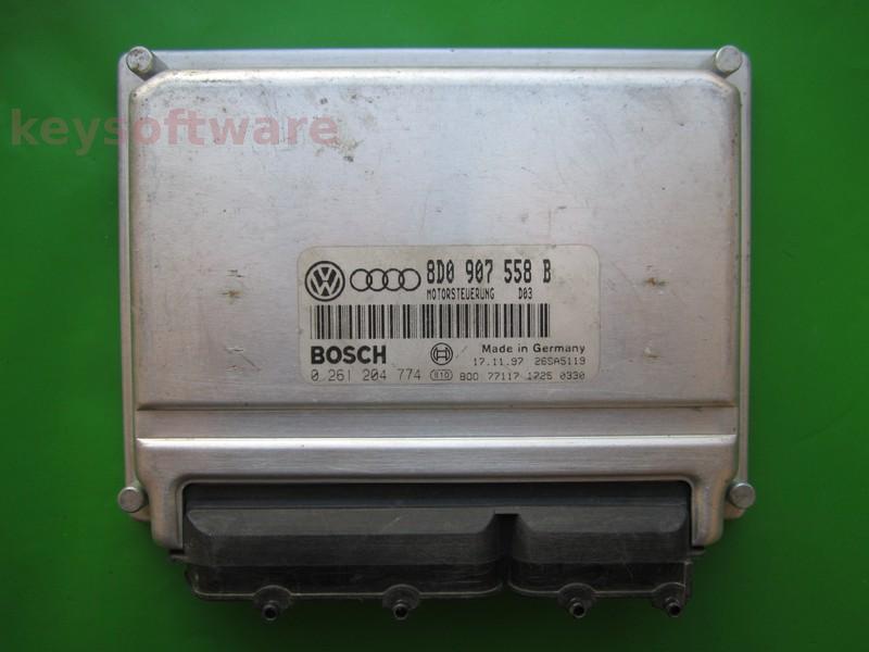 ECU Audi A4 1.8 8D0907558B 0261204774 M3.8.2 ADR