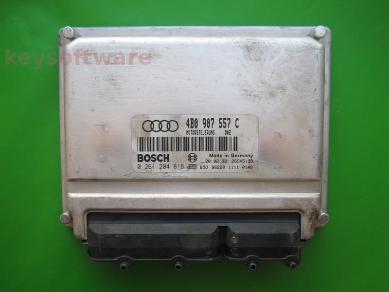 ECU Audi A6 1.8 4B0907557C 0261204818 M3.8.2 AJT