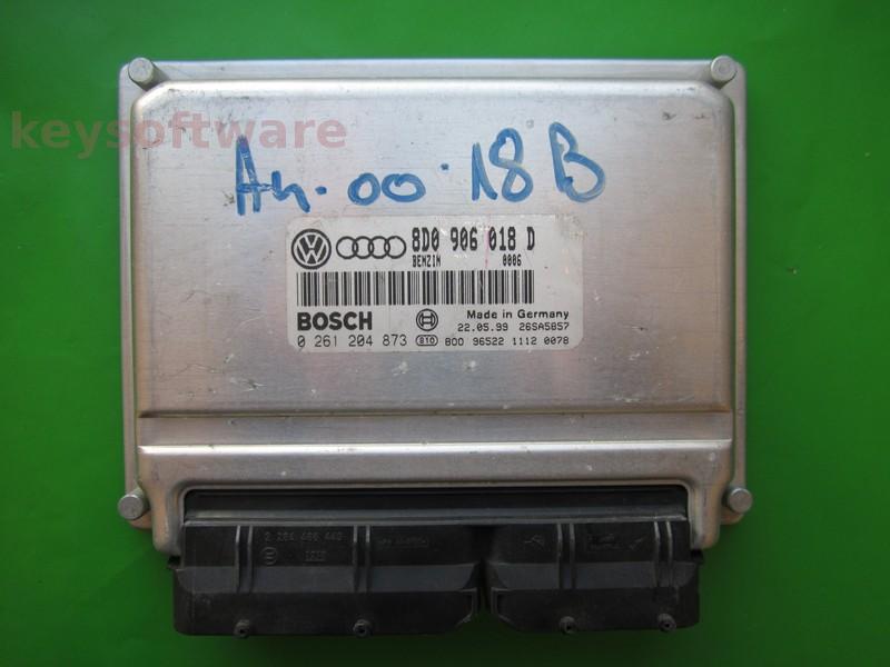 ECU Audi A4 1.8 8D0906018D 0261204873 ME7.5 APT/ARG {