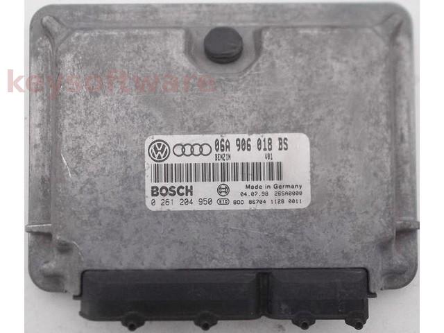 ECU Audi A3 1.8 06A906018BS 0261204950 M3.8.2 {