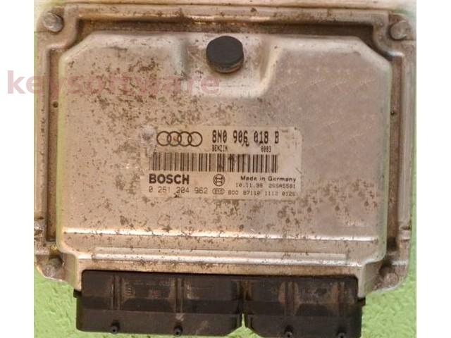 ECU Audi TT 1.8 8N0906018B 0261204962 ME7.5 AJQ {