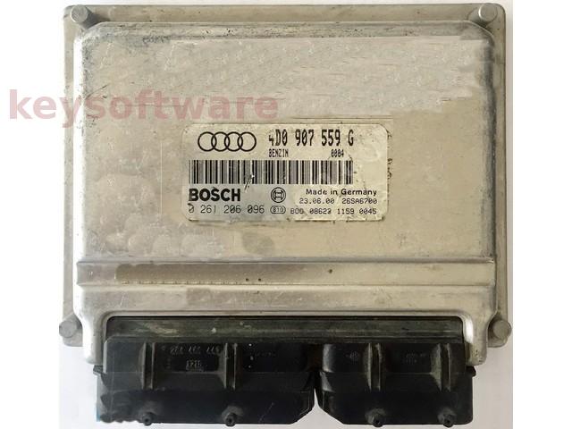ECU Audi A8 4.2 4D0907559G 0261206096 ME7.1 AQH{