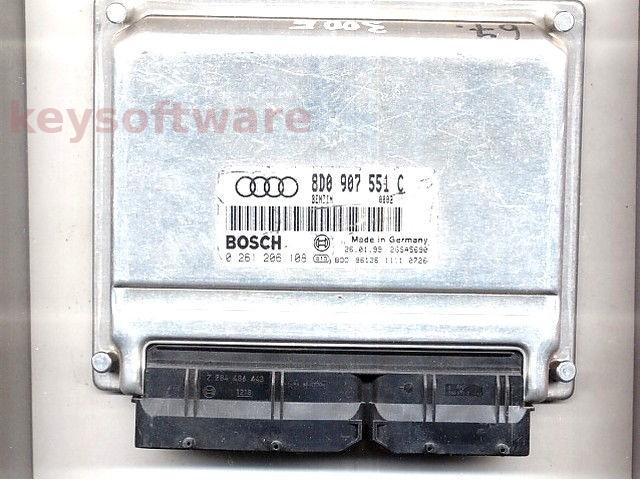 ECU Audi A4 2.7 8D0907551C 0261206108 ME7.1 AGB