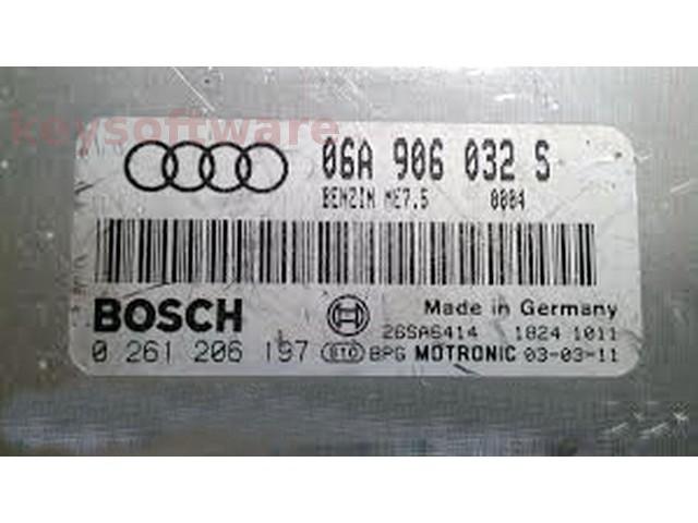 ECU Audi A3 1.8 06A906032S 0261206197 ME7.5 APP {