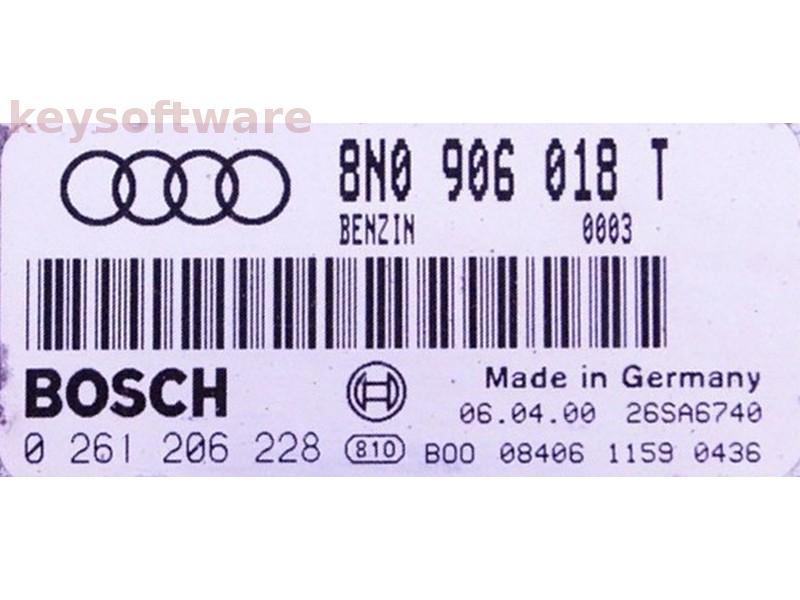 ECU Audi TT 1.8 8N0906018T 0261206228 ME7.5 AMU {