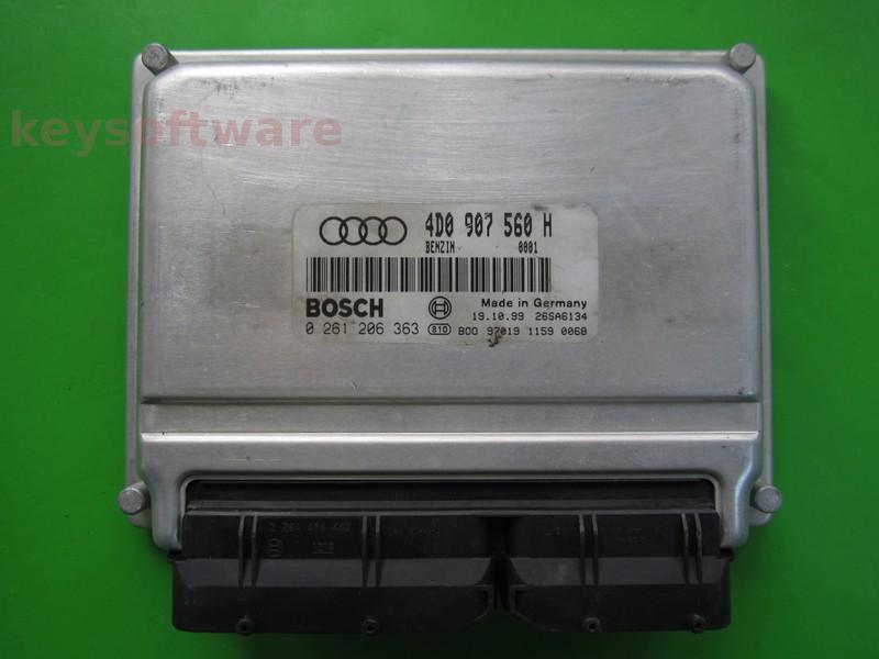 ECU Audi A6 4.2 4D0907560H 0261206363 ME7.1 ARS