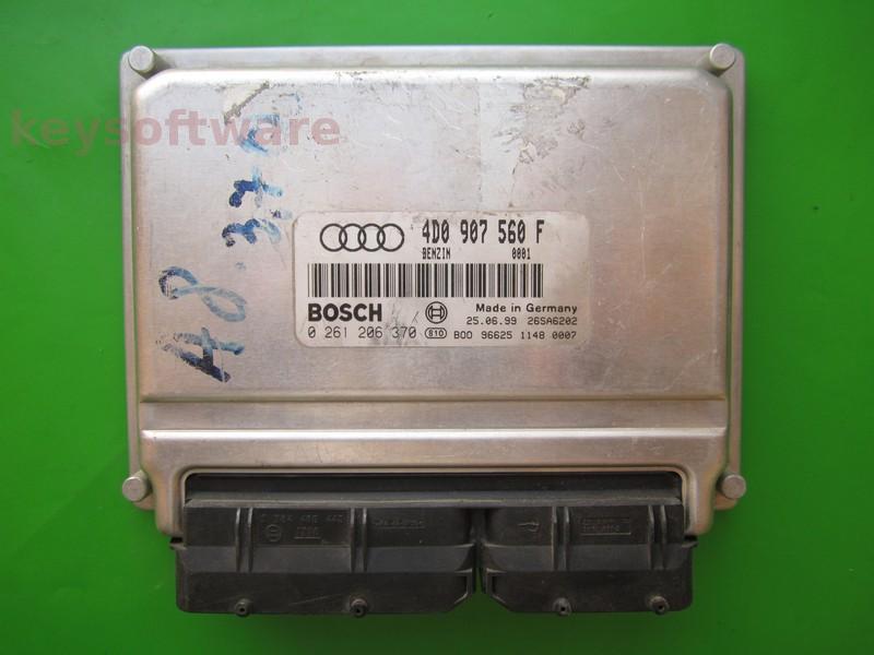 ECU Audi A8 3.7 4D0907560F 0261206370 ME7.1 AQG
