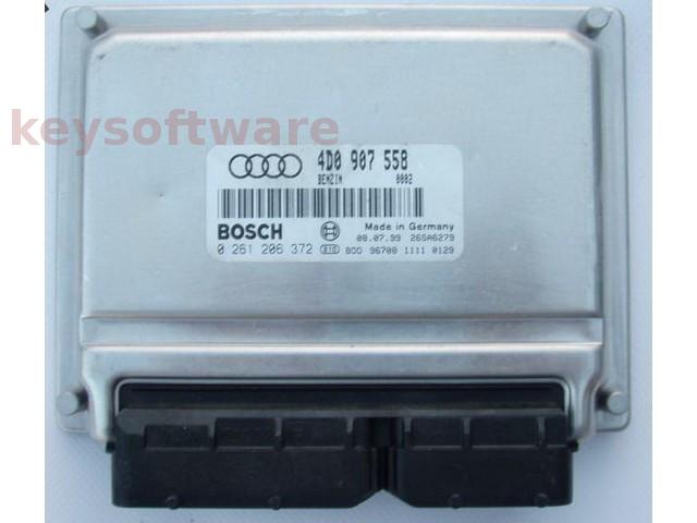 ECU Audi A6 4.2 4D0907558 0261206372 ME7.1 AQJ{