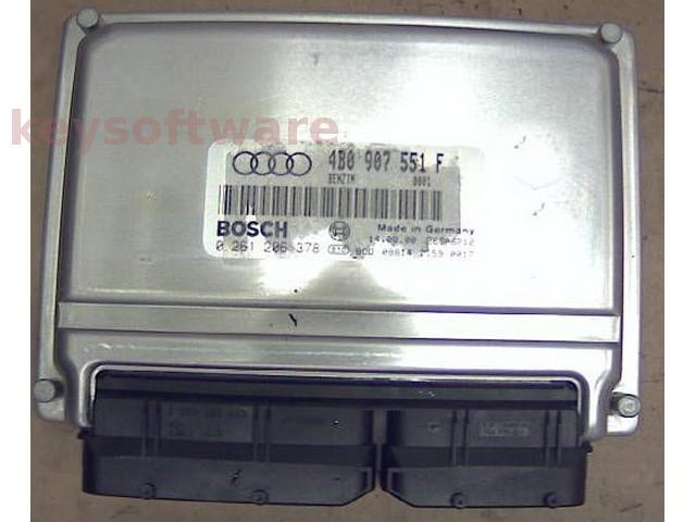 ECU Audi A6 2.7 4B0907551F 0261206378 ME7.1 AJK{
