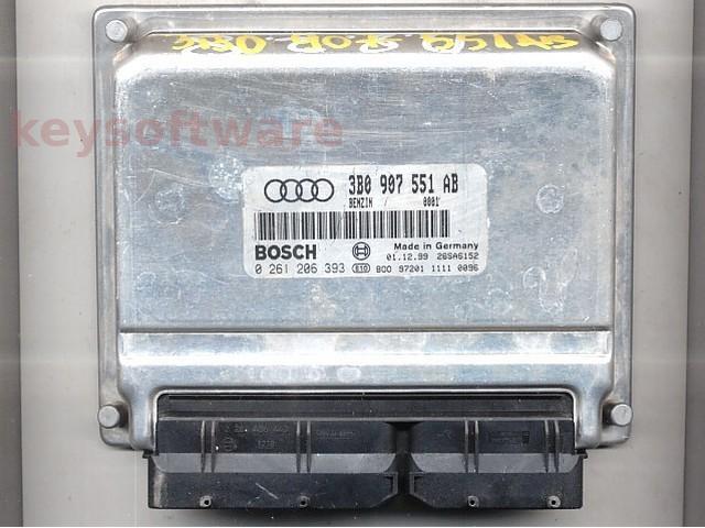 ECU Audi A8 2.8 3B0907551AB 0261206393 ME7.1 ACK