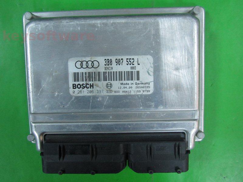 ECU Audi A4 2.4 3B0907552L 0261206397 ME7.1