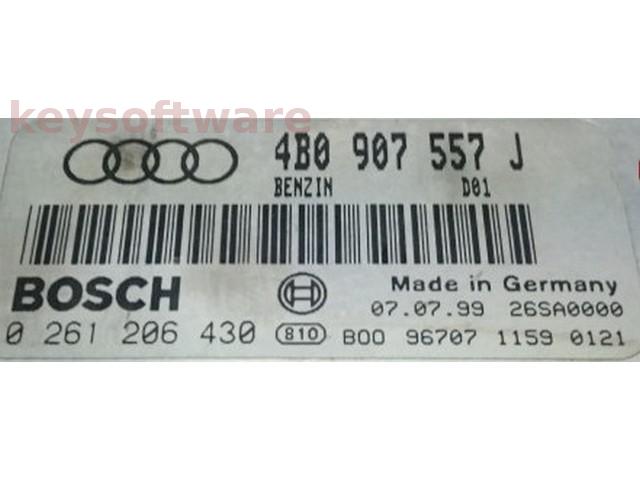 ECU Audi A6 1.8 4B0907557J 0261206430 M3.8.2 AJL{