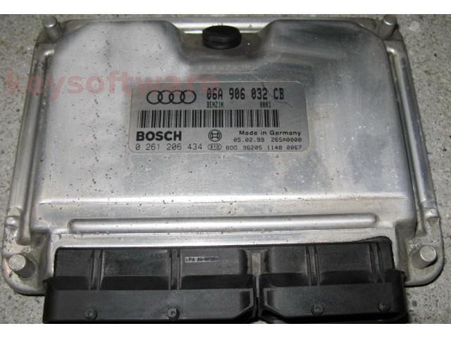 ECU Audi A3 1.8 06A906032CB 0261206434 ME7.5 AQA {