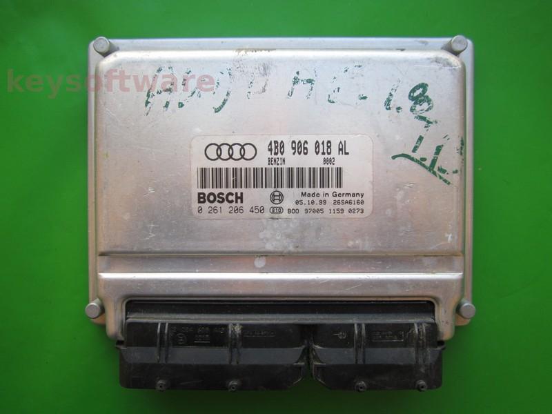 ECU Audi A6 1.8 4B0906018AL 0261206450 ME7.5 ANB