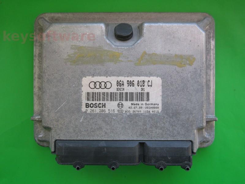 ECU Audi A3 1.8 06A906018CJ 0261206516 M3.8.3 AGU