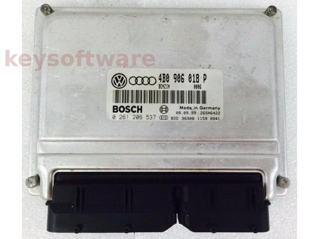 ECU Audi A4 1.8 4B0906018P 0261206537 ME7.5 ATW {