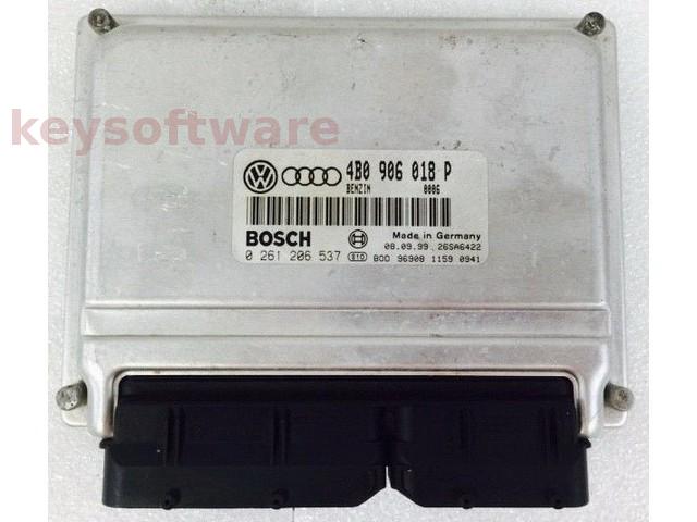 ECU Audi A4 1.8 4B0906018P 0261206537 ME7.5 ATW {