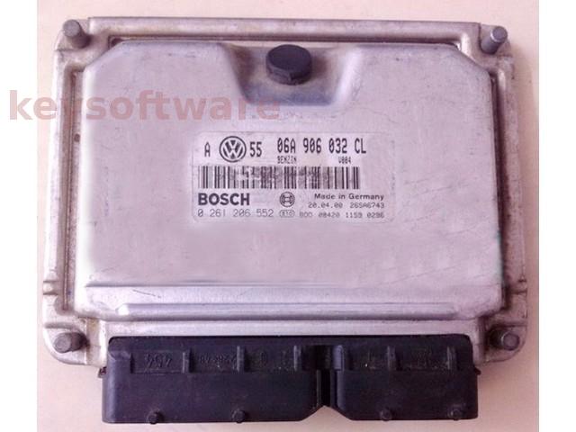 ECU Audi A3 1.8 06A906032CL 0261206552 ME7.5 ARZ {