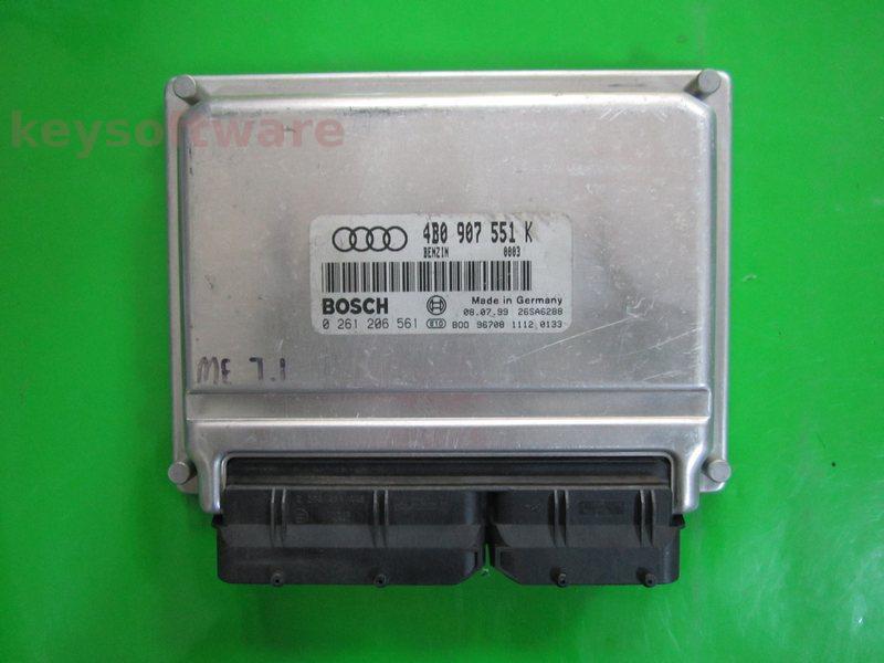 ECU Audi A6 2.7 4B0907551K 0261206561 ME7.1
