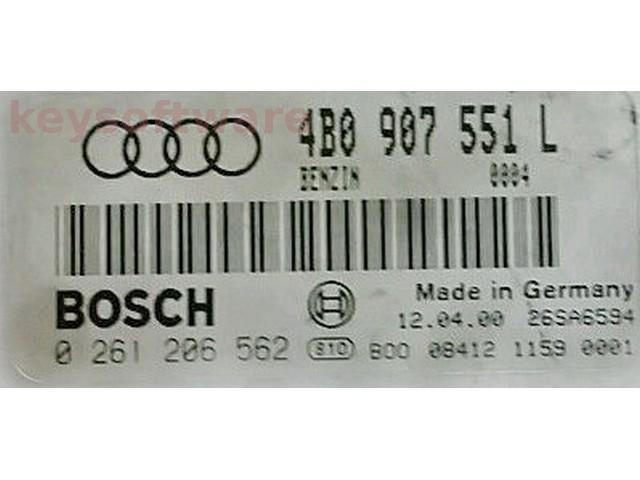 ECU Audi A6 2.7 4B0907551L 0261206562 ME7.1 {