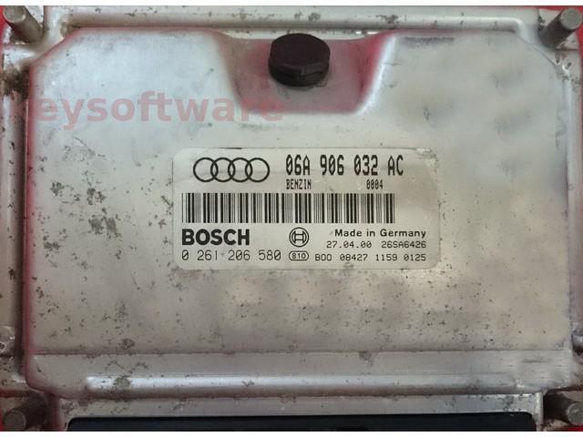 ECU Audi A3 1.8 06A906032AC 0261206580 ME7.5 AQA {