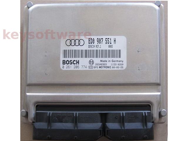 ECU Audi A4 2.2 8D0907551H 0261206774 ME7.1 {