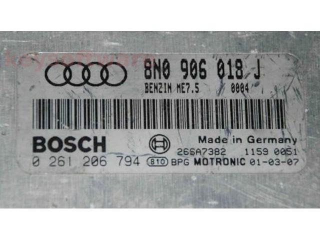 ECU Audi A3 1.8 8N0906018J 0261206794 ME7.5 AMK {