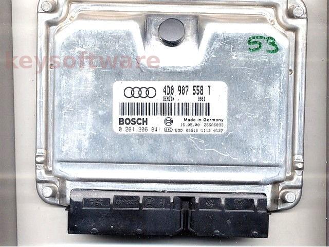 ECU Audi A8 4.2 4D0907558T 0261206841 ME7.1.1 AUW