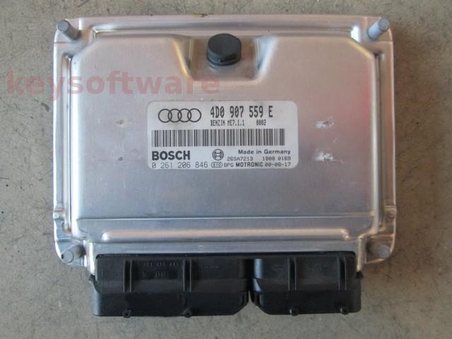 ECU Audi A6 4.2 4D0907559E 0261206846 ME7.1 {