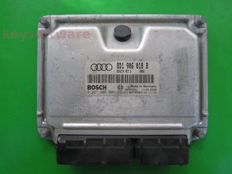ECU Audi A3 1.8 8D1906018B 0261206906 ME7.5 APG