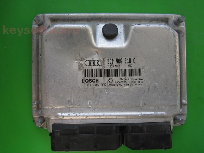 ECU Audi A3 1.8 8D1906018C 0261206907 ME7.5 APG