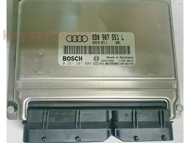ECU Audi A4 2.7 8D0907551L 0261207004 ME7.1 {