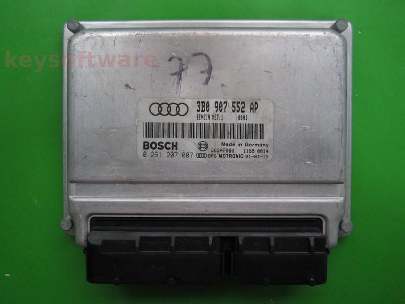 ECU Audi A6 2.4 3B0907552AP 0261207007 ME7.1