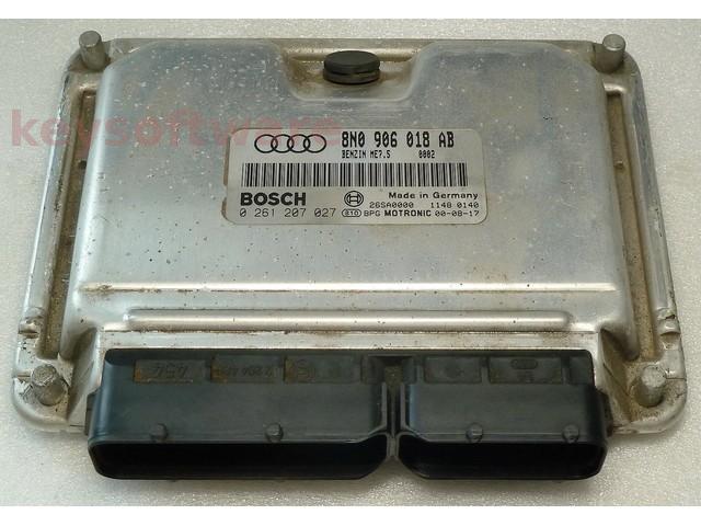 ECU Audi TT 1.8 8N0906018AB 0261207027 ME7.5 AJQ {