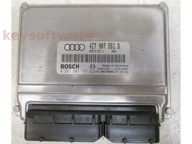 ECU Audi A6 2.7 4Z7907551D 0261207137 ME7.1 {