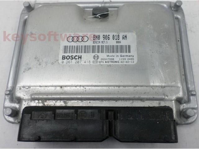 ECU Audi TT 1.8 8N0906018AN 0261207418 ME7.5 AMU {