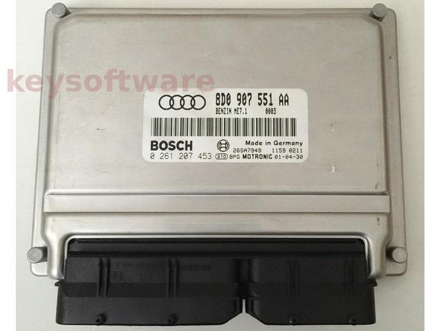 ECU Audi A6 2.7 8D0907551AA 0261207453 ME7.1 {