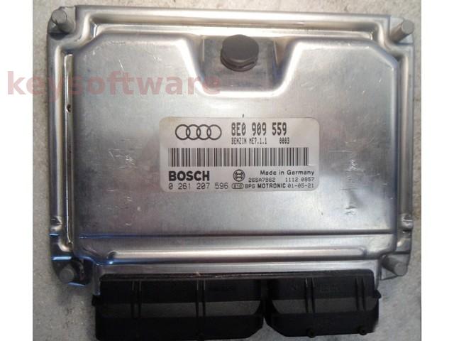 ECU Audi A4 3.0 8E0909559 0261207596 ME7.1.1 {
