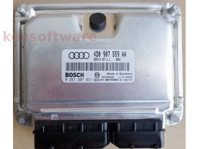 ECU Audi A8 4.2 4D0907559AA 0261207631 ME7.1.1 {