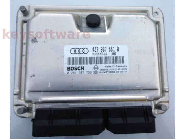 ECU Audi A6 2.7 4Z7907551R 0261207769 ME7.1.1 {