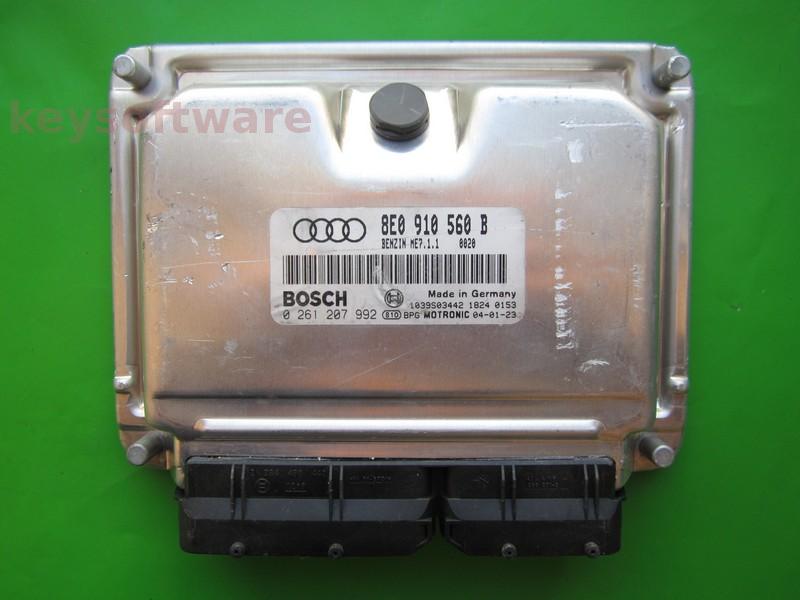 ECU Audi A4 4.2 8E0910560B 0261207992 ME7.1.1