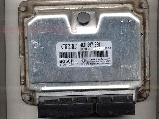 ECU Audi A8 3.0 4E0907560 0261208131 ME7.1.1