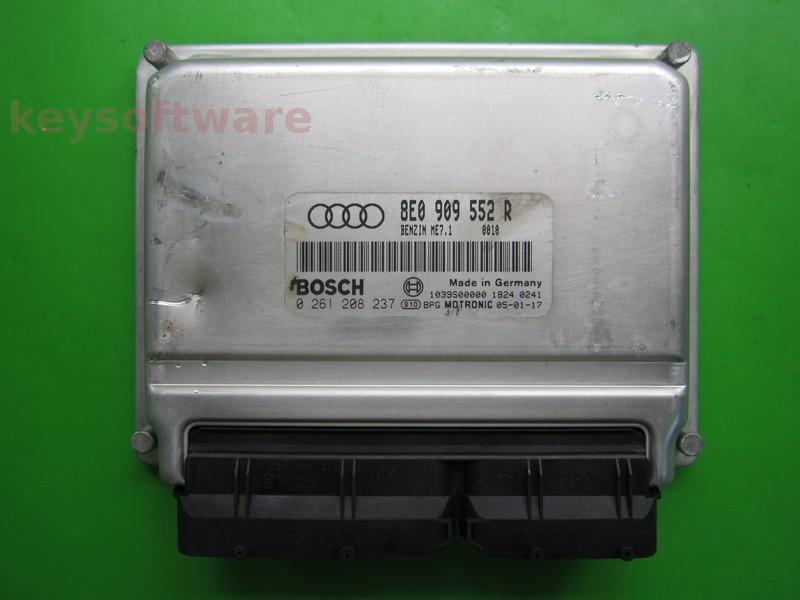 ECU Audi A4 2.4 8E0909552R 0261208237 ME7.1