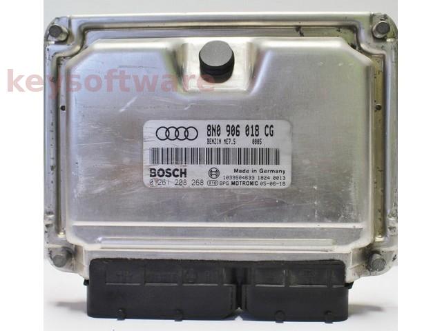 ECU Audi TT 1.8 8N0906018CG 0261208268 ME7.5 BAM {
